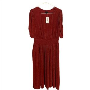 Torrid Burgundy Red Midi Dress